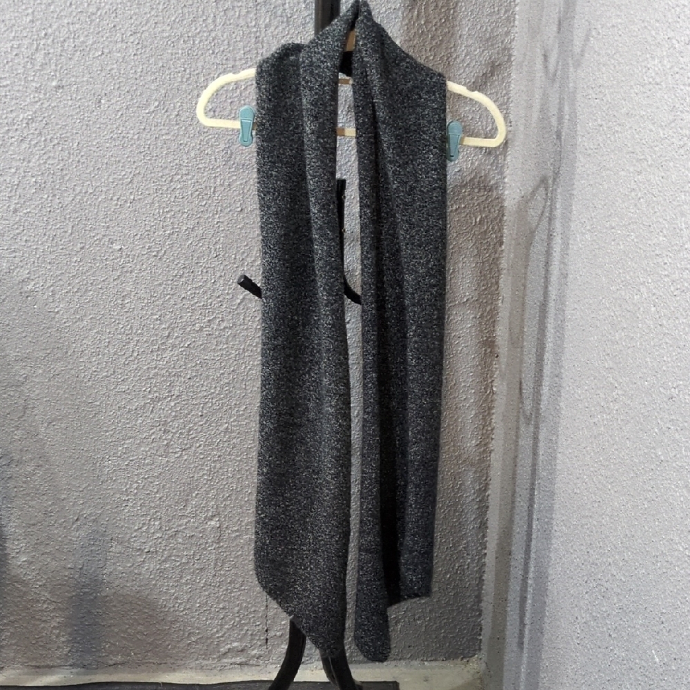Calvin Klein Charcoal Knit Scarf